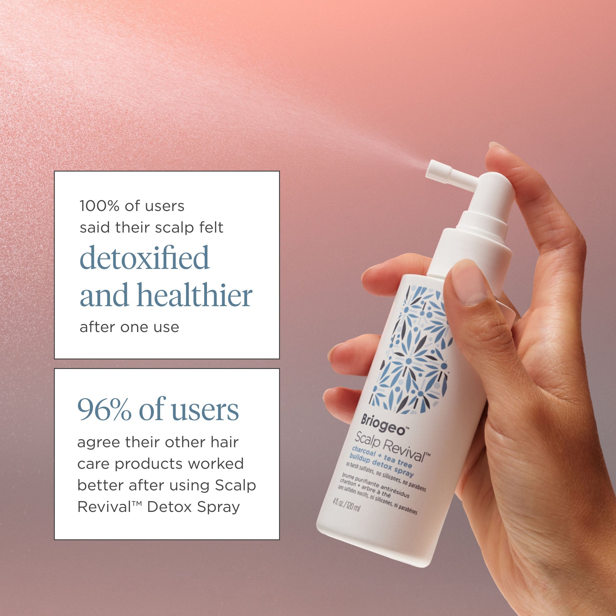 Scalp Revival Charcoal + Tea Tree Buildup Detox Spray - Briogeo